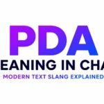 PDA Meaning in Chat: Messages and Online Conversations?