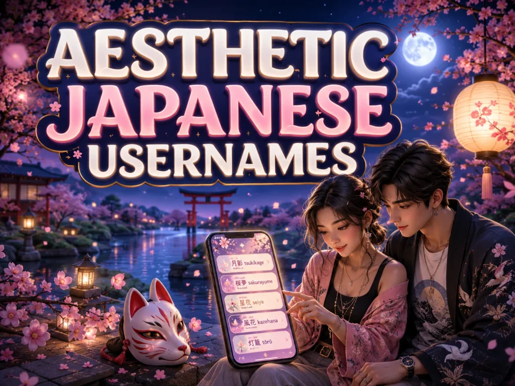 Meta Title: 200+ Aesthetic Japanese Usernames With Meanings