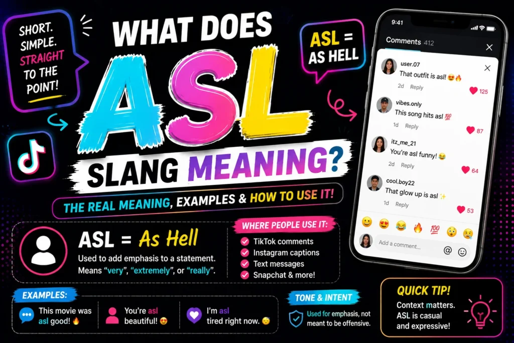 ASL Slang Meaning: What Does ASL Mean in Text?