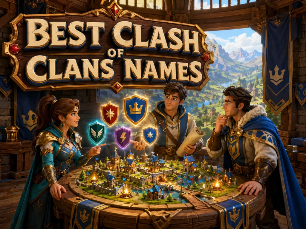 100+ Best Clash of Clans Names for Players and Clans