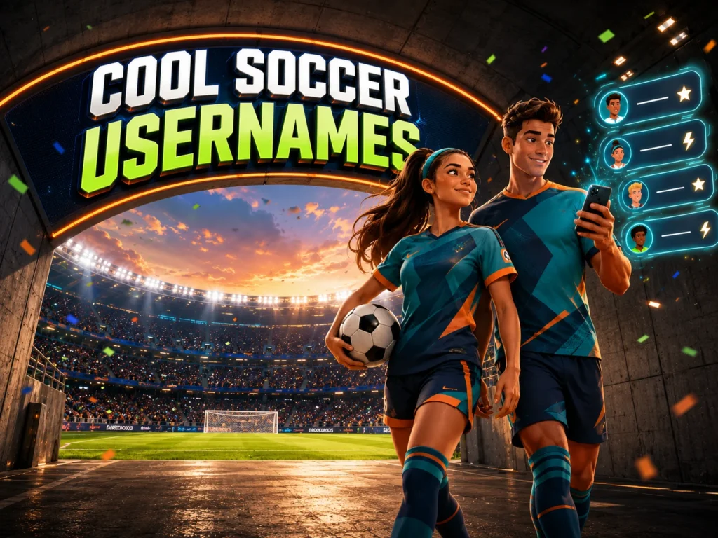 100+ Cool Soccer Usernames for Players,Fans & ideas for tiktok