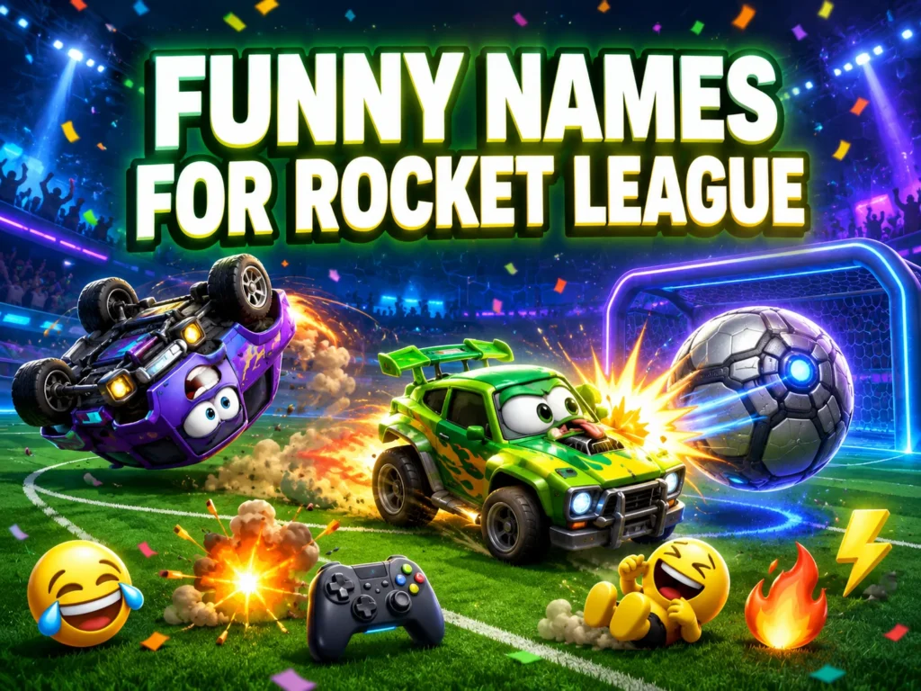 160 Funny Names for Rocket League Players and Teams