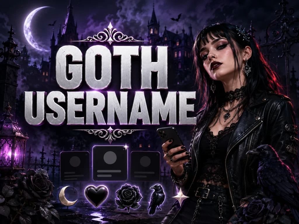 250+ Goth Usernames for Every Dark Aesthetic