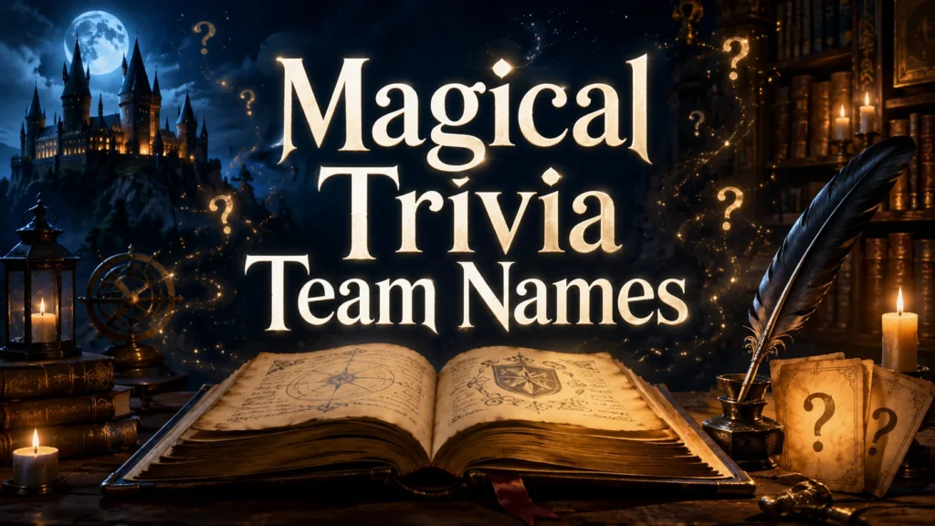 Harry Potter Trivia Names: 150+ Magical Team Ideas