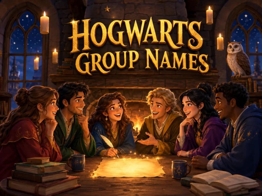 Hogwarts Group Names: Magical and Funny Ideas