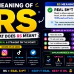 Meaning of RS: What Does RS Mean in Text & Slang?