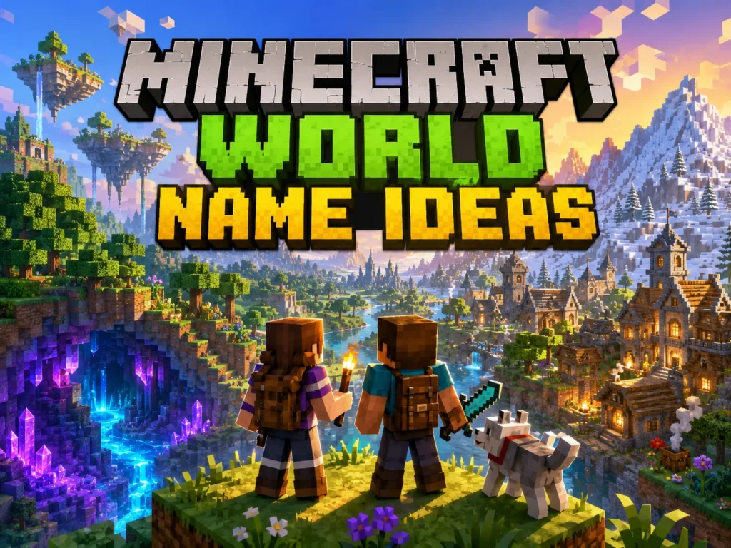 120+ Minecraft World Name Ideas for Every Play Style