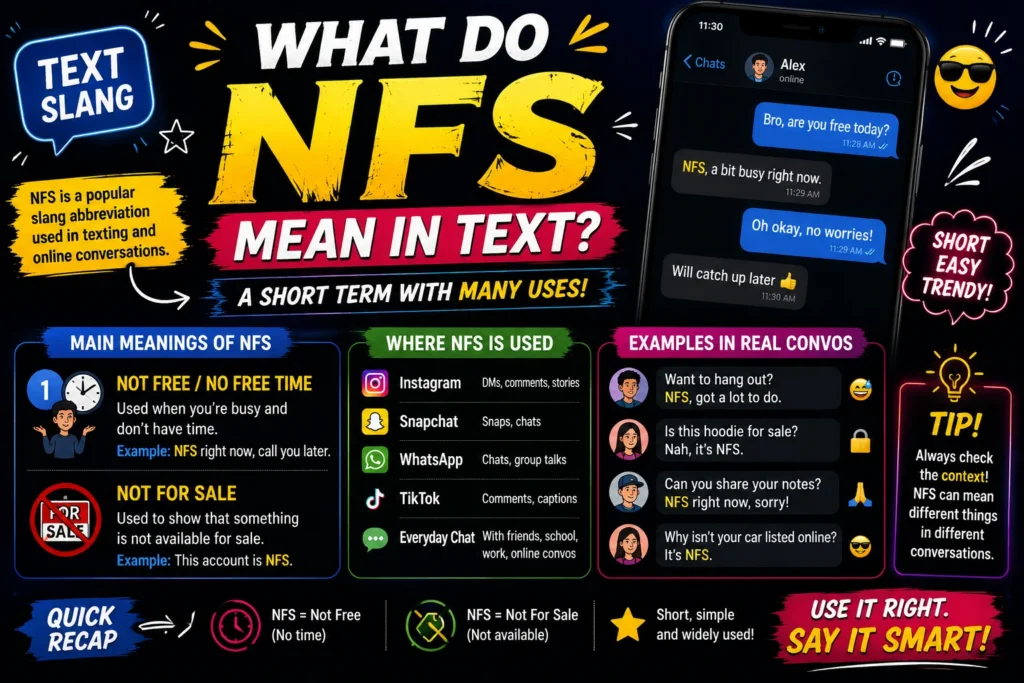 What Do NFS Mean in Text? NFS Meaning Explained
