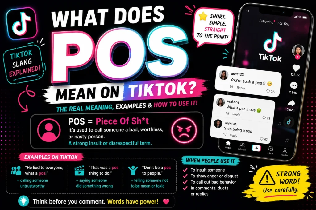 What Does POS Mean on TikTok? POS Slang Explained