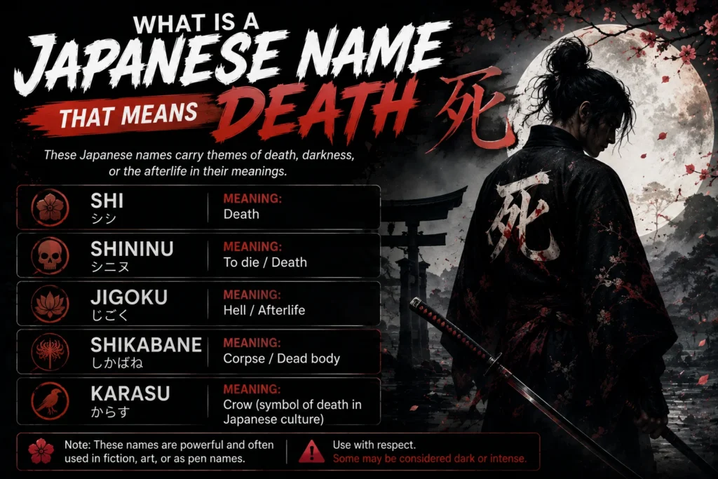 What Is a Japanese Name That Means Death? Explained