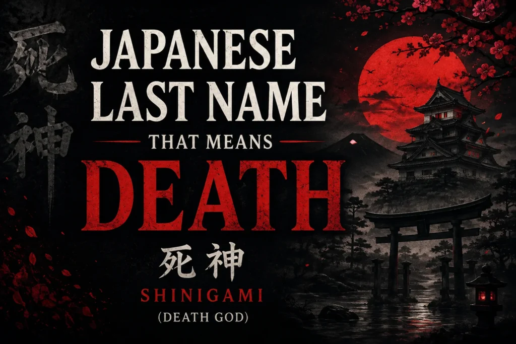 What Japanese Last Name Means Death? Real Dark Names