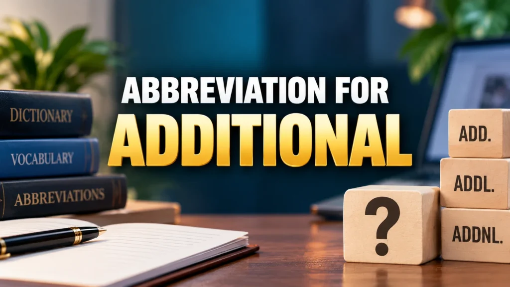 Abbreviation for Additional: Addl., Add’l. or Addnl.?