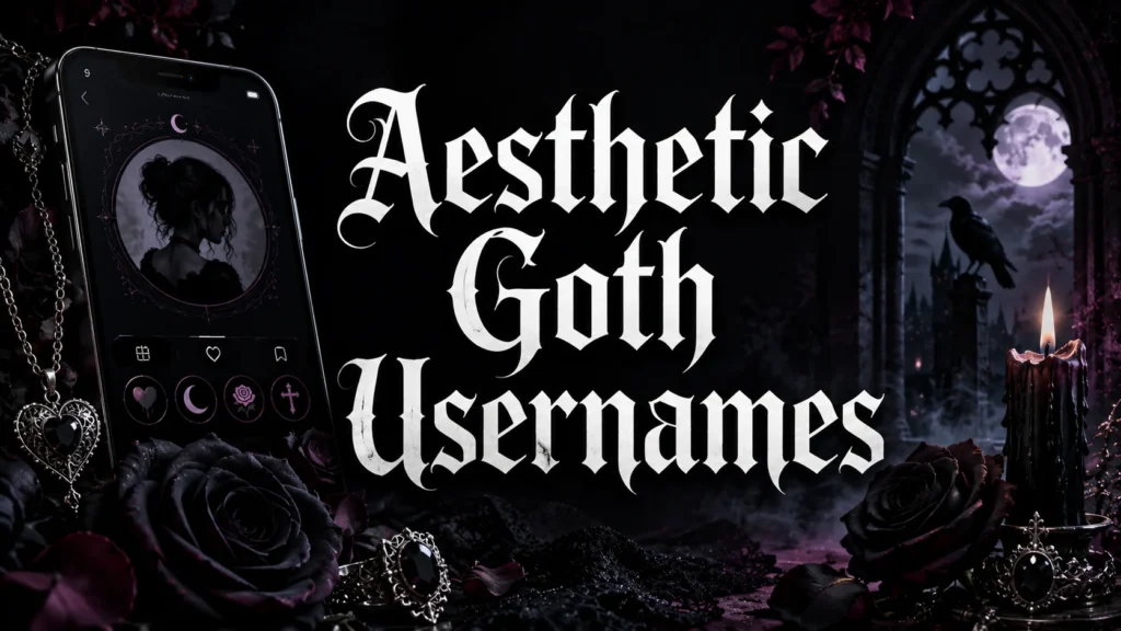 Aesthetic Goth Usernames: Dark & Unique Name Ideas