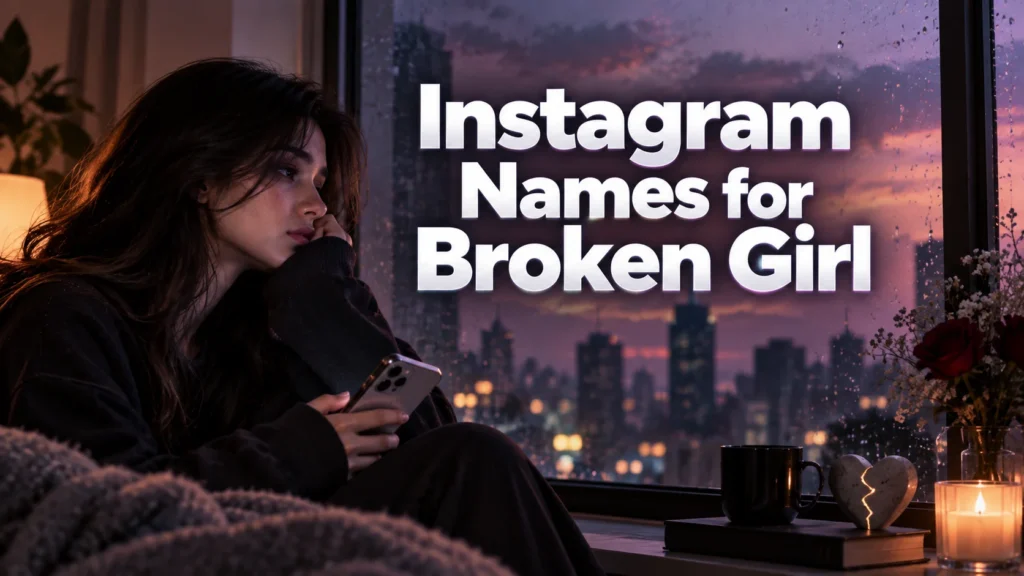 180+ Instagram Names for Broken Girl Ideas