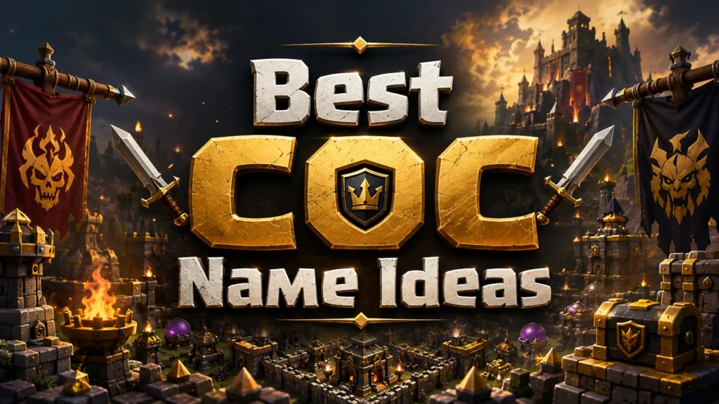 Best Name in COC: 250+ Cool Clash of Clans Names