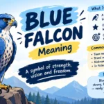 Blue Falcon Meaning: What Does It Mean in Slang?