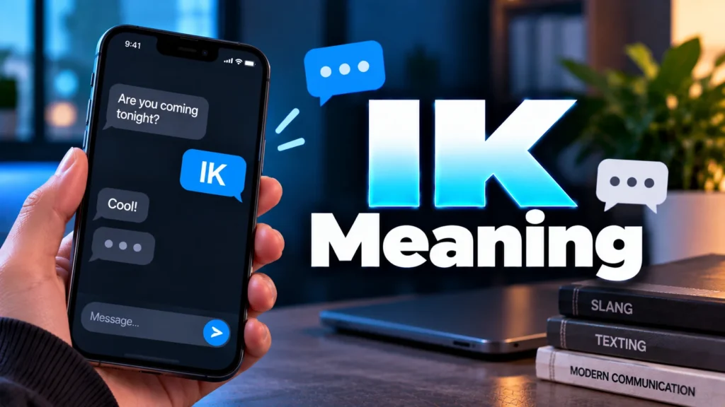 IK Meaning in Text: TikTok, Snapchat & Slang Explained