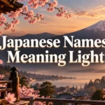 150+ Japanese Names Meaning Light & Brightness