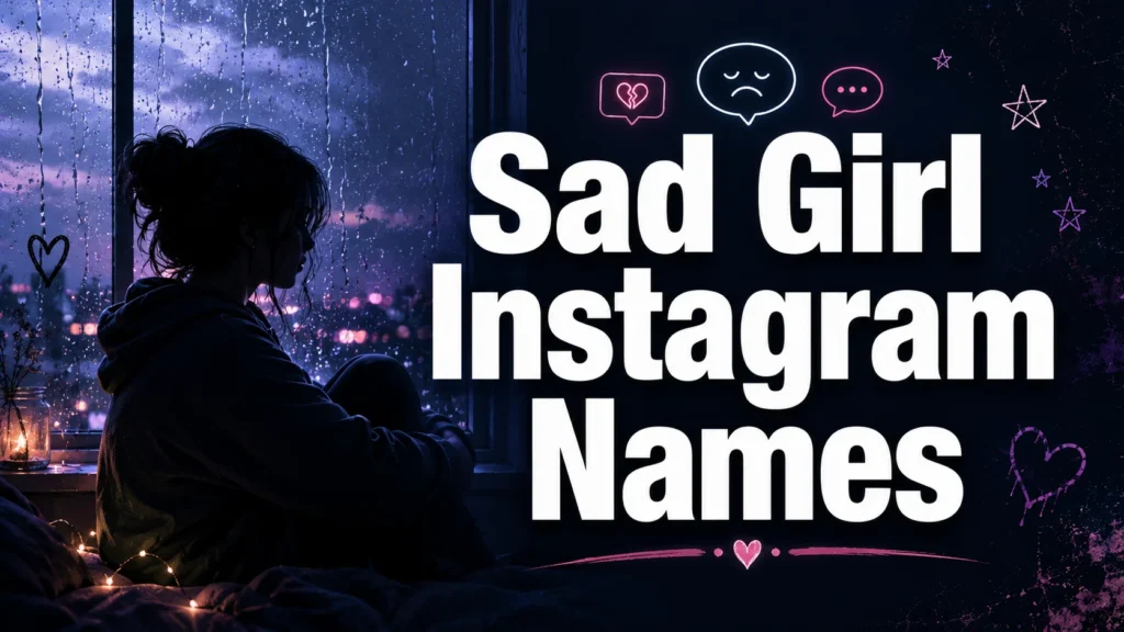 Sad Girl Instagram ID Names: 250+ Aesthetic Ideas