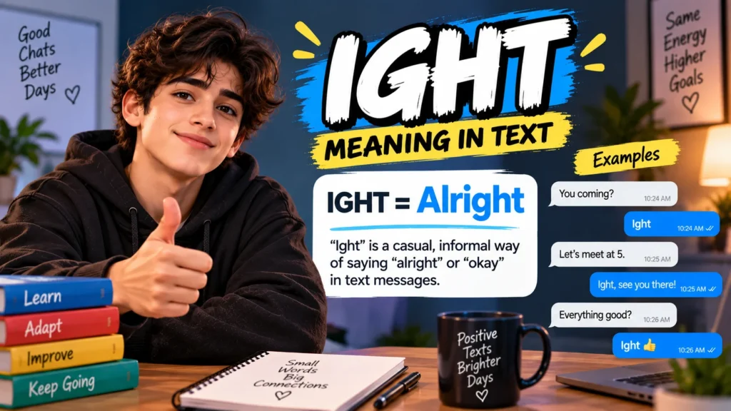 What Does Ight Mean in Text? Real Meaning & Examples