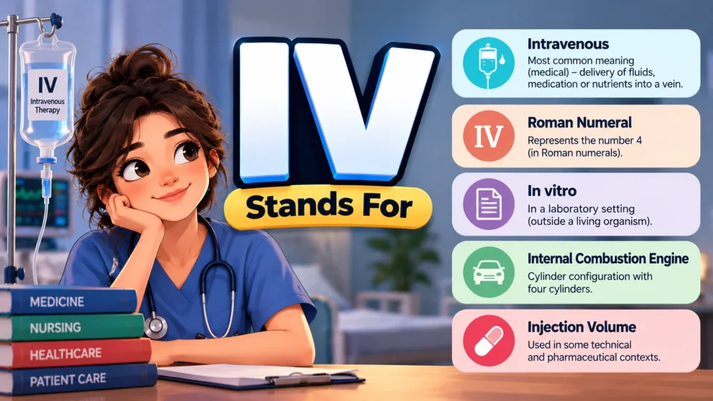 What Does IV Stand For? Meaning of IV Explained