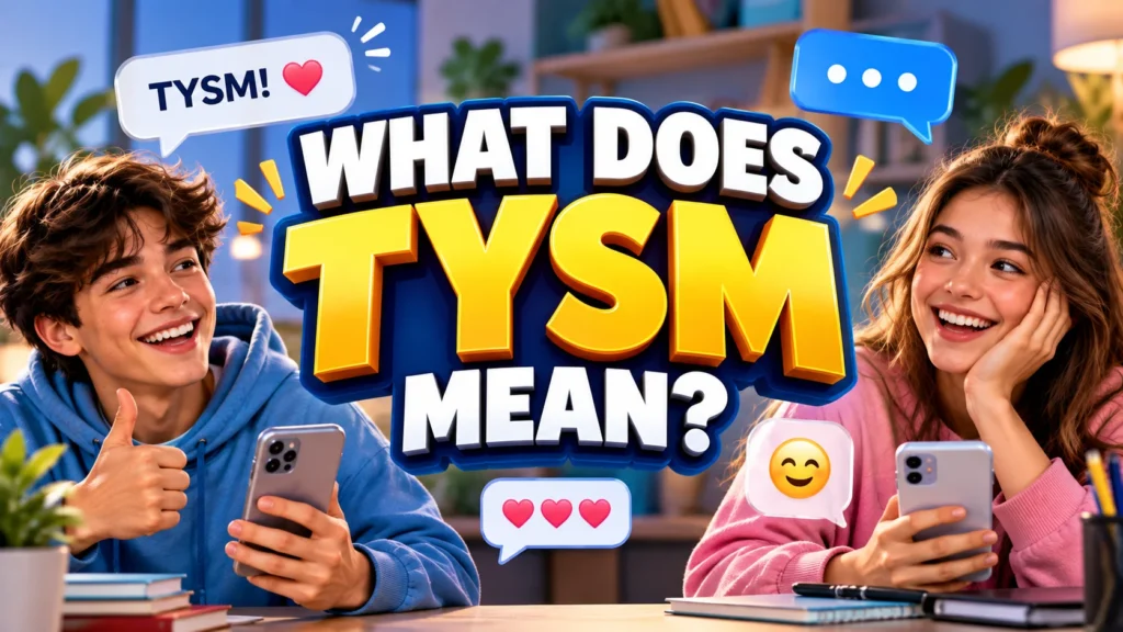 What Does TYSM Mean? Text Slang Explained Simply